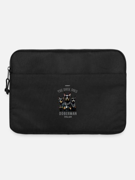 Dobermann Pinscher - der Felsenhund - Laptoptasche 15" - Schwarz