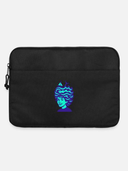 Sea Hair! - Laptoptasche 15" - Schwarz