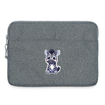Zebra - Laptop bag 15" - heather grey - Front