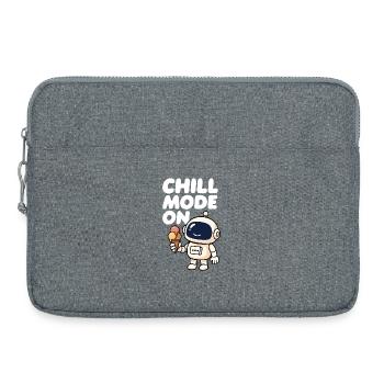 Weltraumroboter mit Eiscreme - Laptop bag 15" - heather grey - Front