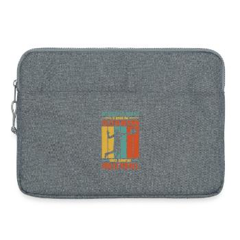 Volleyball Coach Gifts Volleyball Players - Laptop bag 15" - heather grey - Front