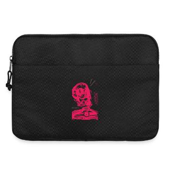 Romantischer Schädel - Laptoptasche 15" - Schwarz - Vorne