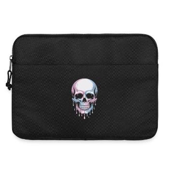 Kawaii Pastel Goth Crâne - Sacoche pour ordinateur portable 15 pouces - noir - Devant