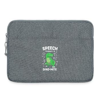 Speech Therapy Speech Therapist Speech Therapist - Laptop bag 15" - heather grey - Front