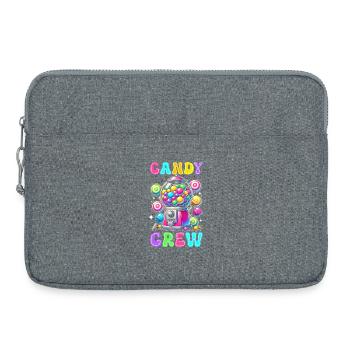 Candy Crew Decoration Candy Lover Sweet Tooth - Laptop bag 15" - heather grey - Front