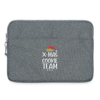 X-Mas Cookies Team - Laptop bag 15" - heather grey - Front