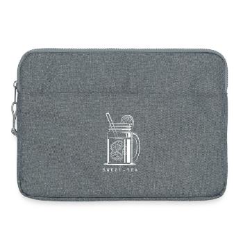 Chai Tea - Laptop bag 15" - heather grey - Front