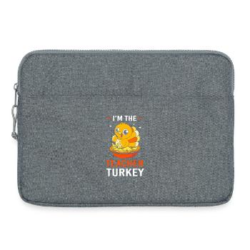 Enseignant Thanksgiving Enseignant - Sacoche pour ordinateur portable 15 pouces - gris chiné - Devant