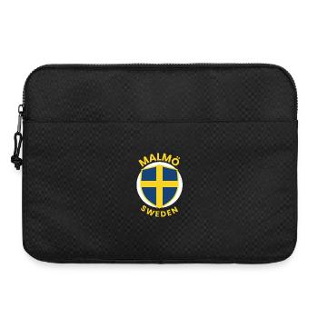 Malmö Sweden Shield - Laptoptasche 15" - Schwarz - Vorne