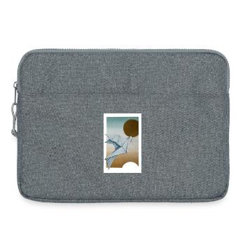 Origami Dove - Sacoche pour ordinateur portable 15 pouces - gris chiné - Devant