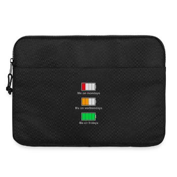 Ma batterie pendant la semaine - Sacoche pour ordinateur portable 15 pouces - noir - Devant