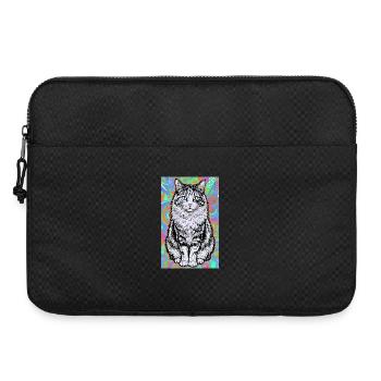Katze - Laptoptasche 15" - Schwarz - Vorne