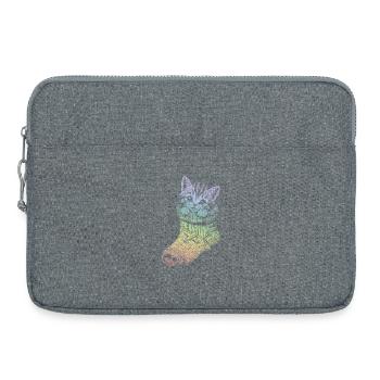 Kätzchen - Laptoptasche 15" - Grau meliert - Vorne