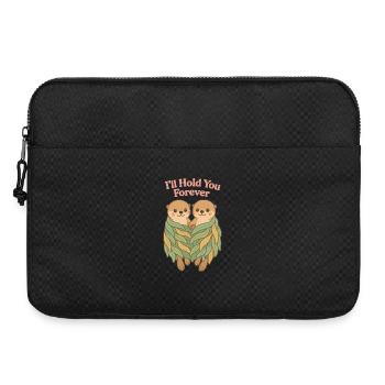 Süße Otter: I’ll Hold You Forever – Pärchen - Laptoptasche 15" - Schwarz - Vorne