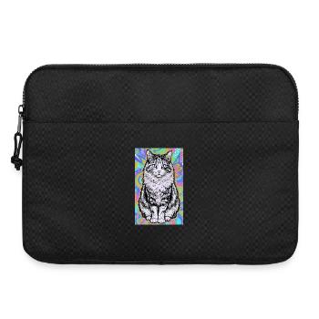 Katze - Laptoptasche 15" - Schwarz - Vorne