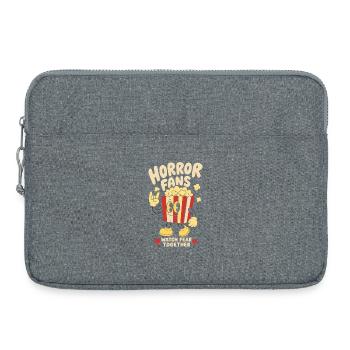Horror Fans Watch Fear Together - Laptoptasche 15" - Grau meliert - Vorne