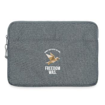 Money Goal Freedom Mindset Entrepreneur Freedom - Laptop bag 15" - heather grey - Front
