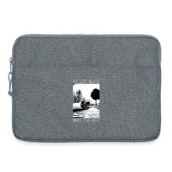 Mehr Freiheit: Caravan  Camping - Laptoptasche 15" - Grau meliert - Vorne