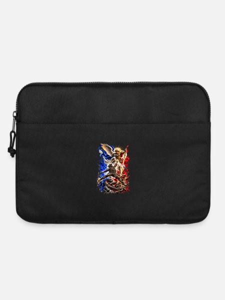 St. Michael der Beschützer - Laptoptasche 15" - Schwarz