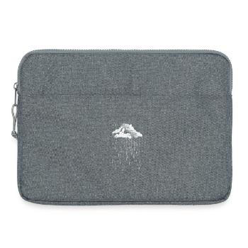 Rain clouds - Laptop bag 15" - heather grey - Front