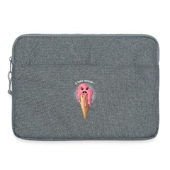 I hate summer - Laptoptasche 15" - Grau meliert - Vorne