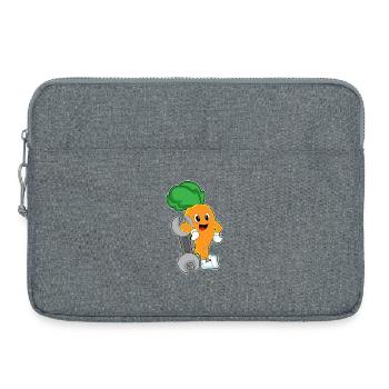 Carrot Mechanic Wrench Workshop - Laptop bag 15" - heather grey - Front