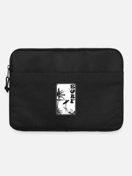 SURFEN - Laptoptasche 15" - Schwarz