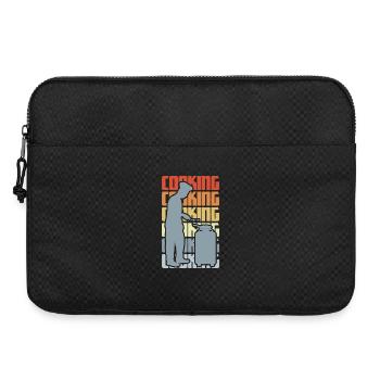 Vintage Cooking - Laptop bag 15" - black - Front