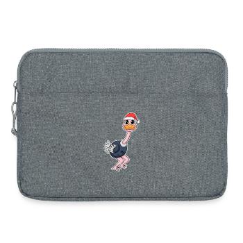 Bouquet Christmas - Laptop bag 15" - heather grey - Front