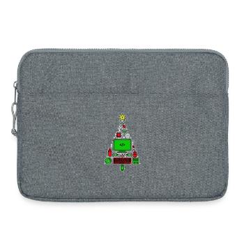 Code Debug Skripting Developer Computerfreak - Laptoptasche 15" - Grau meliert - Vorne