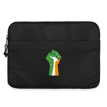 The Raised Fist (Green, White, Orange) - Laptop bag 15" - black - Front