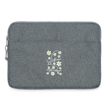 BUSCHWINDRÖSCHEN - Laptoptasche 15" - Grau meliert - Vorne