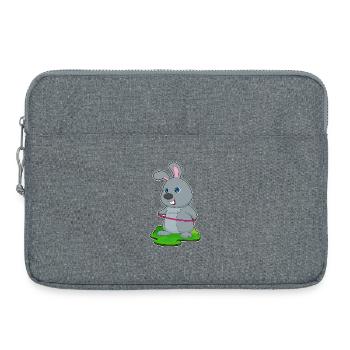 Rabbit Fitness Gymnastics Sports - Laptop bag 15" - heather grey - Front