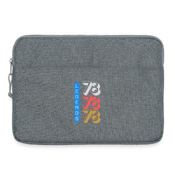 Legends 1978 Pattern - Laptop bag 15" - heather grey - Front