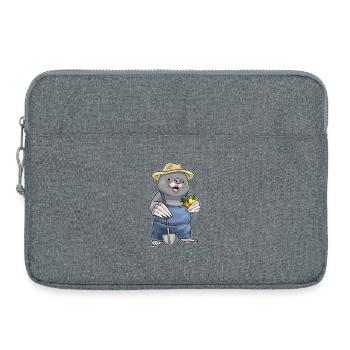 Mole Farmer Fruit Farm - Laptop bag 15" - heather grey - Front
