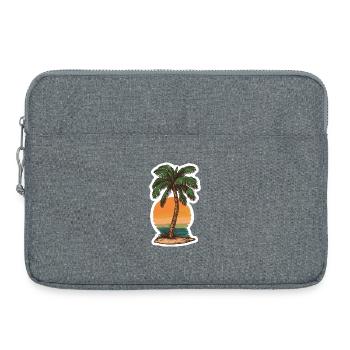 Palme - Laptoptasche 15" - Grau meliert - Vorne