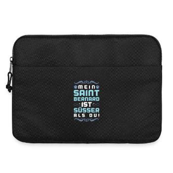 Dicton du chien de Saint-Bernard - Sacoche pour ordinateur portable 15 pouces - noir - Devant