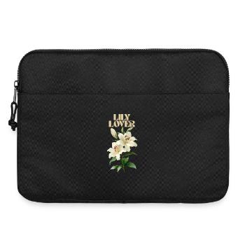 Lily Lover Floral Design - Laptop bag 15" - black - Front