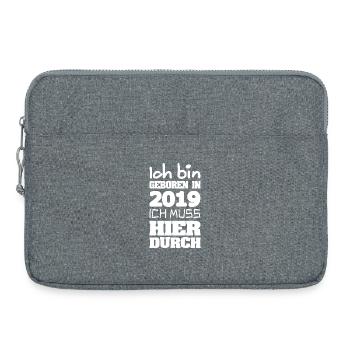 2019 - Laptop bag 15" - heather grey - Front