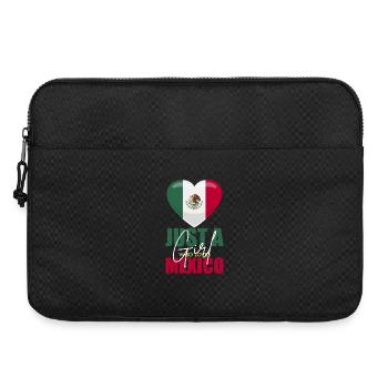 Mexique Coeur Drapeau Amour - Sacoche pour ordinateur portable 15 pouces - noir - Devant