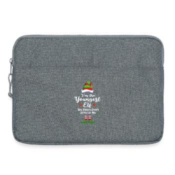 Elf Elf Christmas Gift Son Brother - Laptop bag 15" - heather grey - Front