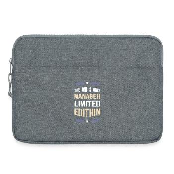 Manager Limited Edition - Laptop bag 15" - heather grey - Front