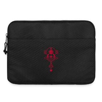 Symbole magique rouge - Sacoche pour ordinateur portable 15 pouces - noir - Devant