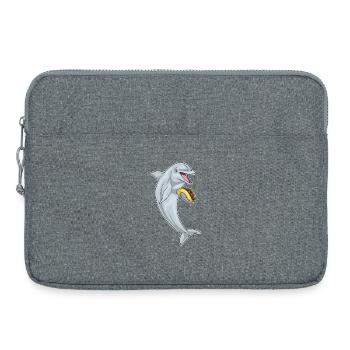 Dolphin Taco - Laptop bag 15" - heather grey - Front