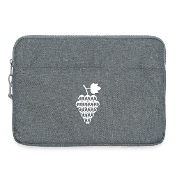 White Grape Skulls - Laptop bag 15" - heather grey - Front
