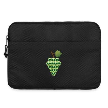 Grape skulls - Laptop bag 15" - black - Front