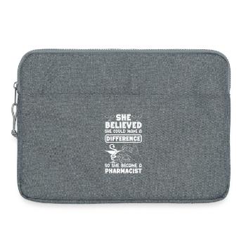 Apotheker Pharmazeutisch-technischer - Laptoptasche 15" - Grau meliert - Vorne