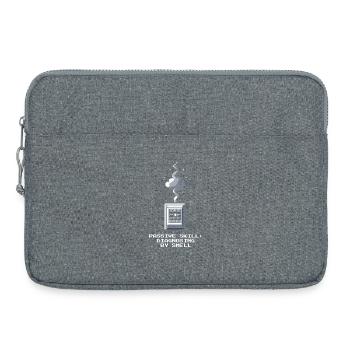 Fehlersuche per Nase | Elektriker Insider - Laptoptasche 15" - Grau meliert - Vorne