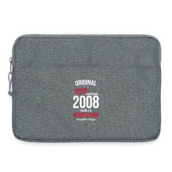 2008 – Original – Exemplaire unique - Sacoche pour ordinateur portable 15 pouces - gris chiné - Devant