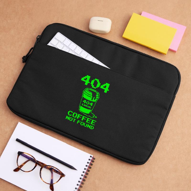 404 Not Found, Software Developer Shirt, Pullover Hoodie Laptop bag 15"